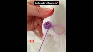 how to create amazing button design||embroidery stitch#best #shorts #viral