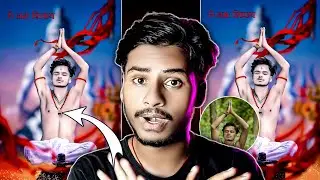 How To Make Sawan Photo Editing || Bol Bam Photo Editing || Mahadev Photo Editing In 2024