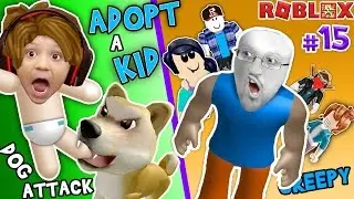 ROBLOX ADOPT & RAISE A CUTE KID! Dog Attacks Baby! (FGTEEV Part 15 Whos Your Daddy Style Roleplay)