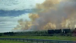 Fire in the field. 🧑🏻‍🚒🧑🏻‍🚒🧑🏻‍🚒 #fire #video #shorts