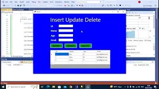 Insert Update Delete Using C# and SQL Database