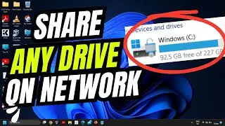 How To Share Your Backup Drive To Network | Share Drive To Network