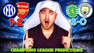 *NEW* CHAMPIONS LEAGUE 2024/25 MATCHDAY/GAMEWEEK 4 PREDICTIONS | INTER MILAN VS ARSENAL & MORE!