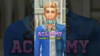 Giving Johnny Zest A Complete Makeover! Sims Style Academy Ep.2! #shorts