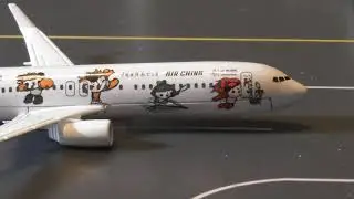 unboxing diecast Aircraft Model Air China Boeing 737-800 Mini Fun Land (001012)