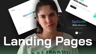 Landing page UI/UX Design  (Do this if your designing For Real Clients)