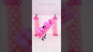 BALLOON CASTLE 🏰 Balloon decoration ideas 🤩 birthday decoration ideas at home #tiktok  #balloon