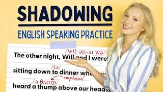 English Speaking Practice - Speak with me! (Shadowing Method)