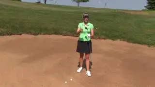 Hit consistent green-side bunker shots