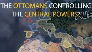 What if the Ottoman Empire controlled all of the Central Powers in WW1? - HOI4 Timelapse