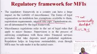 Micro Finance Institutions –Legal Framework, Implementation and Monitoring