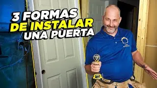 Cómo instalar PUERTAS prefabricadas | 3 formas diferentes