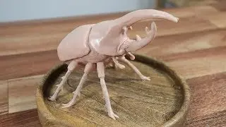 Sculpt a polymer clay beetle