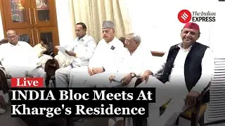 Congress Meeting: INDIA Alliance Meeting Convenes at Mallikarjun Kharges Residence