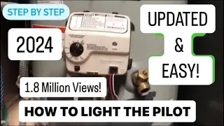 How To Light Pilot (Turn On) Water Heater. 2024 (UPDATED!) Honeywell Rheem whirlpool A. O. Smith. ￼