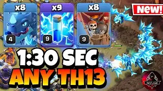 TH13 Electro Dragon Attack Strategy (2024) TH13 Attack Strategy (Clash of Clans)