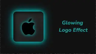 Glowing Logo Effect Using CSS and HTML