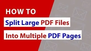 How to Split Large PDF Files into Multiple Odd and Even Pages ?