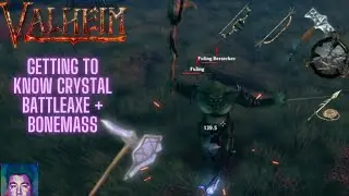 Valheim Fuling Camp - Frostner, Crystal Battleaxe, Draugr Fang, Huntsman Bow, Abyssal Harpoon