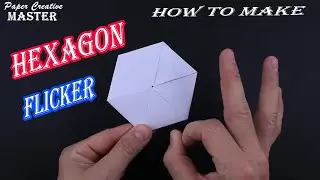 How to make a hexagonal throwing disc out of paper