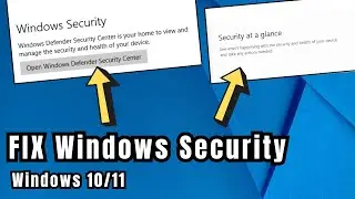 Fix Windows Security not Opening on Windows 10 & 11 (2023 Updated Fix)