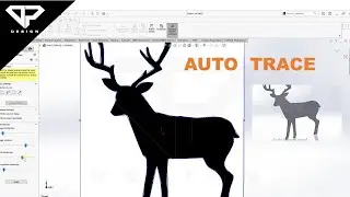 How to insert image & Autotrace in Solidworks?