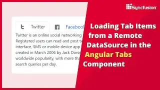 How to Load Tab Items from a Remote DataSource in Angular Tabs