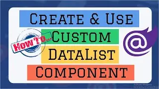 Blazor : Create Custom Datalist Templated Component