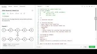 Reverse Linked List - Leetcode 206 - Linked List - Python