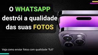 iPhone 📲 Como enviar FOTO SEM PERDER QUALIDADE pelo WhatsApp, como arquivo [2023] Apple IOS