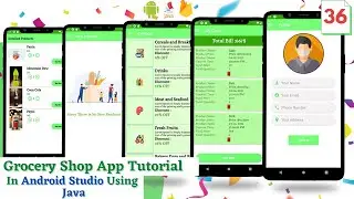 Delete Item from firebase | Delete item From RecyclerView | Grocery App In Android Studio | Java