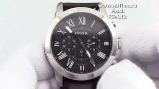 Мужские наручные часы Fossil,обзор часов