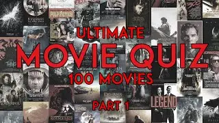 GUESS MOVIE BY THE PICTURE QUIZ | 100 MOVIES | Part 1