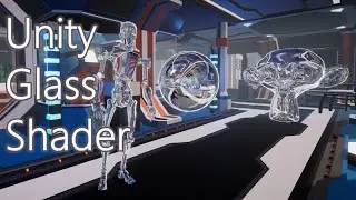 Unity VFX -  Glass Shader Effect -  Downloadable