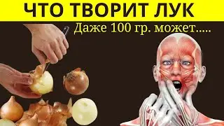 Все в ШОКЕ, когда узнают, ЧТО творит ЛУК . Всего 100 гр. в день может......Польза и вред лука