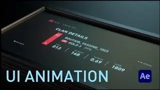 UI animation in After effects