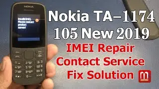 #nokia Nokia TA-1174 Imei Repair ll Invalid Imei Problem Fix ll nokia 105 invalid sim Solution