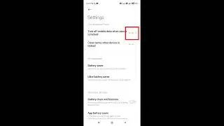 How to Enable Turn off Mobile Data when device is locked in Redmi Note 9 Pro
