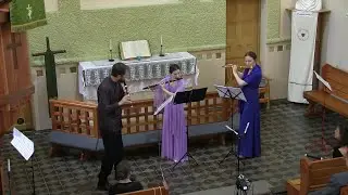 Буамортье. Соната V для трио флейт соль-мажор op.7