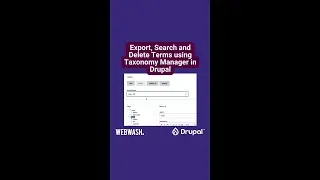 Export, Search and Delete Terms using Taxonomy Manager in Drupal