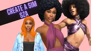 Sims 4| CAS - SZA + CC Folder + Sim Download