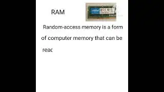 What is RAM (Definition of RAM) ?