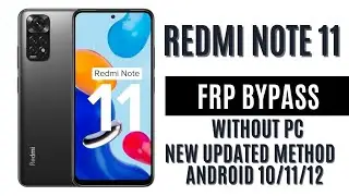 Redmi Note 11 Frp Bypass Without PC 2024 new Updated method