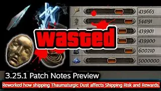 NEW SHIPPING META!! Changes to 3.25.1 Shipments and DUST | Easy Farming Strat in POE 3.25