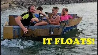 We Built Another Cardboard Boat!