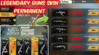 Free Fire New Event Black Winter Sunday Challenge To Free Legendary Gun Skin 8 December Full Details
