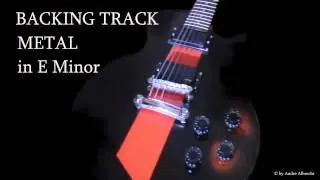 backing track metal in E Minor