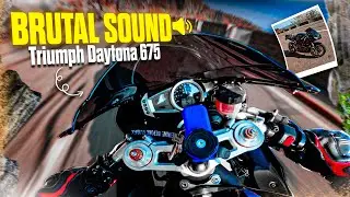 TRIUMPH DAYTONA 675 BRUTAL SOUND 💥