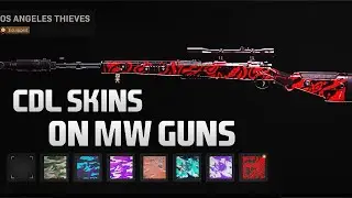 How to put Vanguard CDL Camos on Modern Warfare Guns! NEW CDL Skins 2022 can be equipped MW Guns.