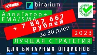 Аллигатор как торговать на Бинариум Crypto IDX, Bin IDX стратегия индикатор Binarium EMA SMA